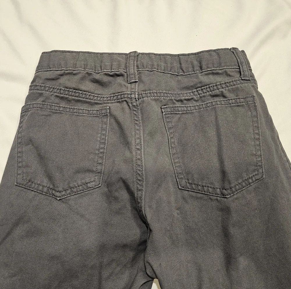 Old Navy Gray Straight-Leg Jeans/Pants- Size 14